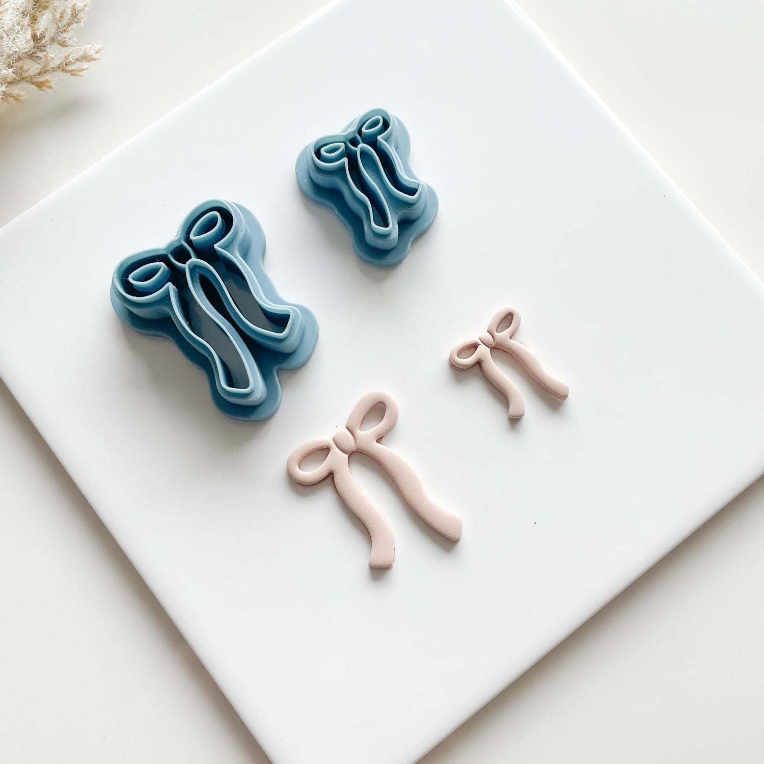Bows & Croquette Clay Cutters