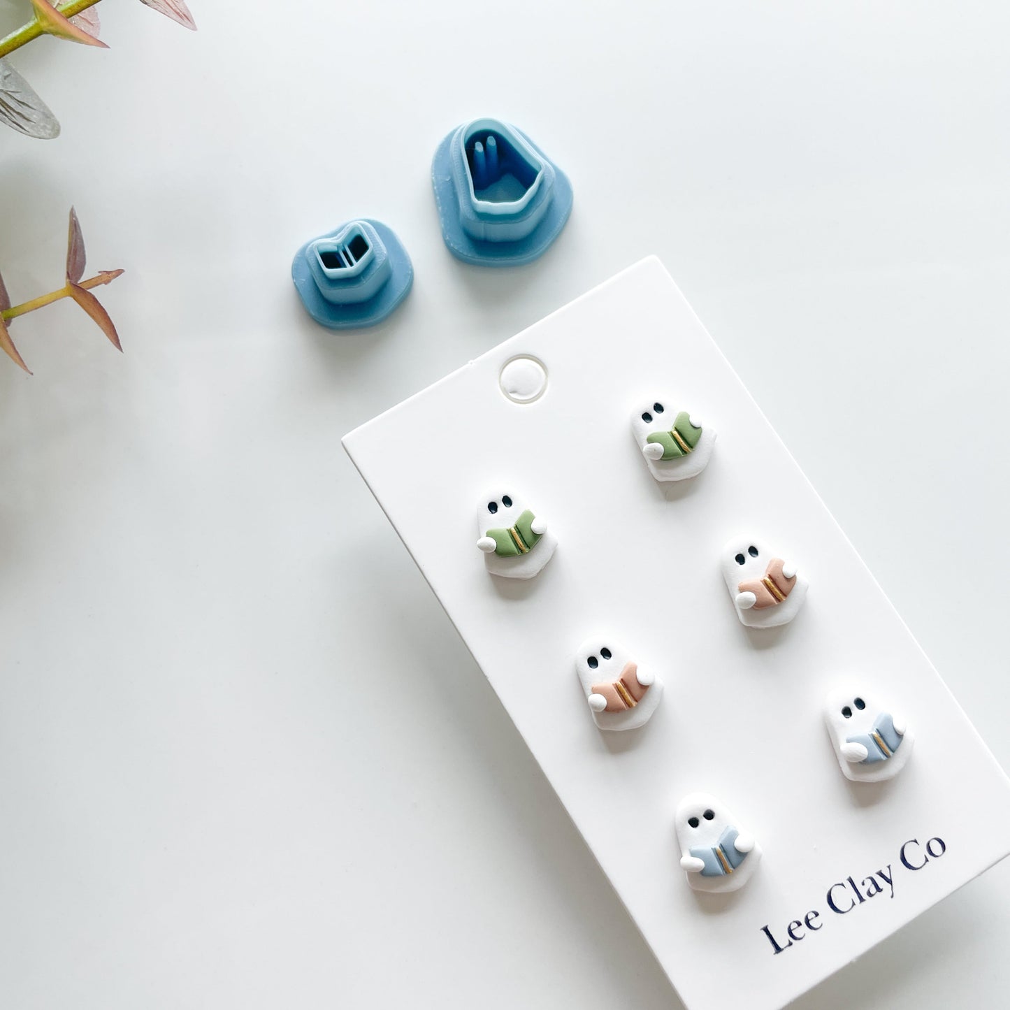 Bookish Ghost Stud Clay Cutter