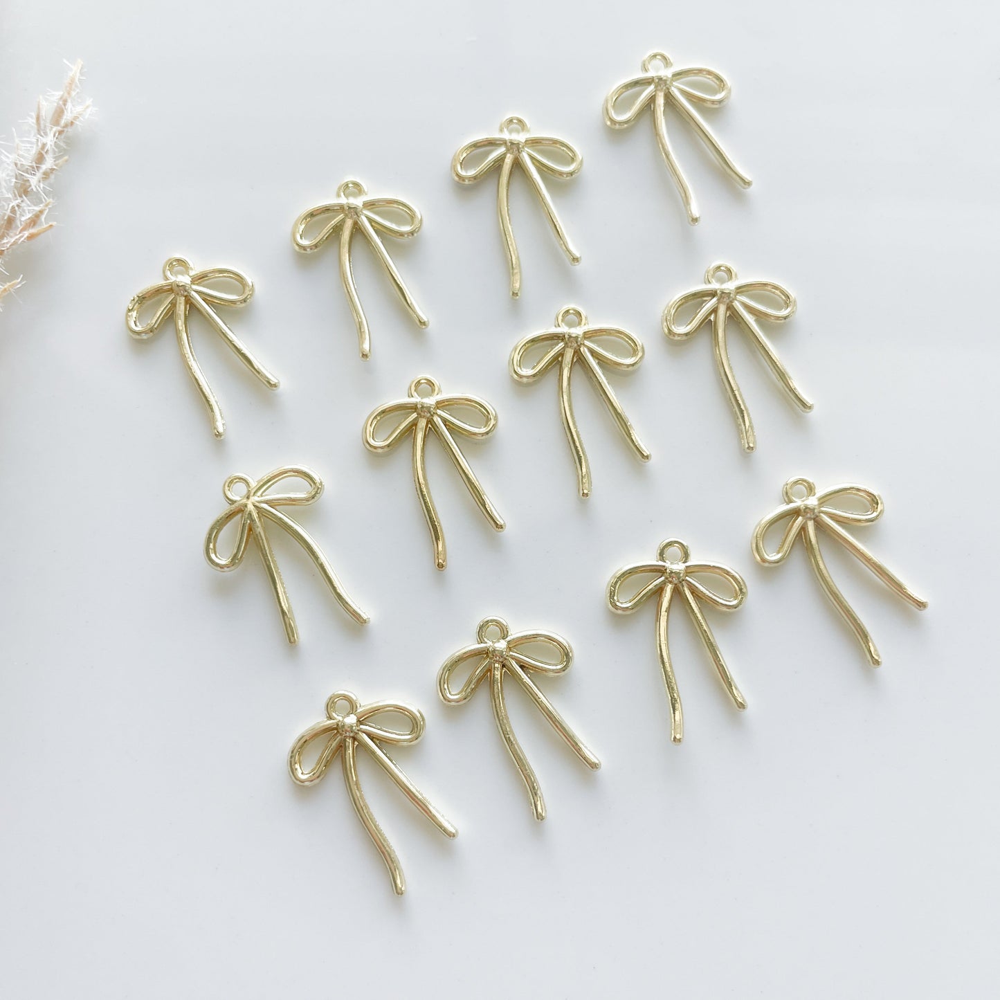 Gold Bow Charm