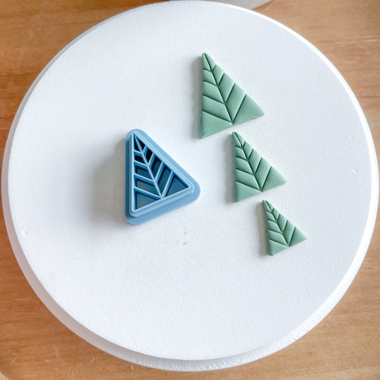 Chevron Christmas Tree Clay Cutter