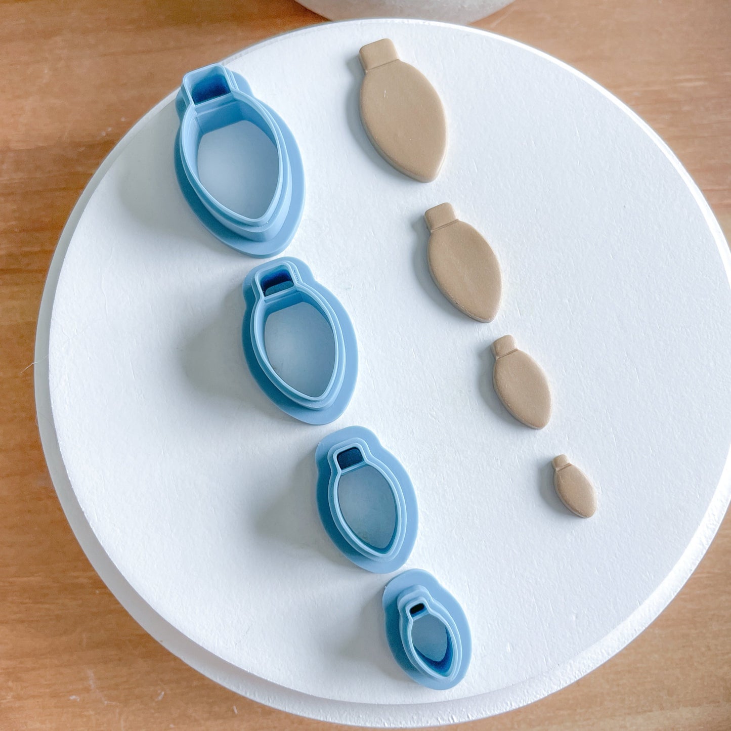 Christmas Light Bulb Clay Cutter