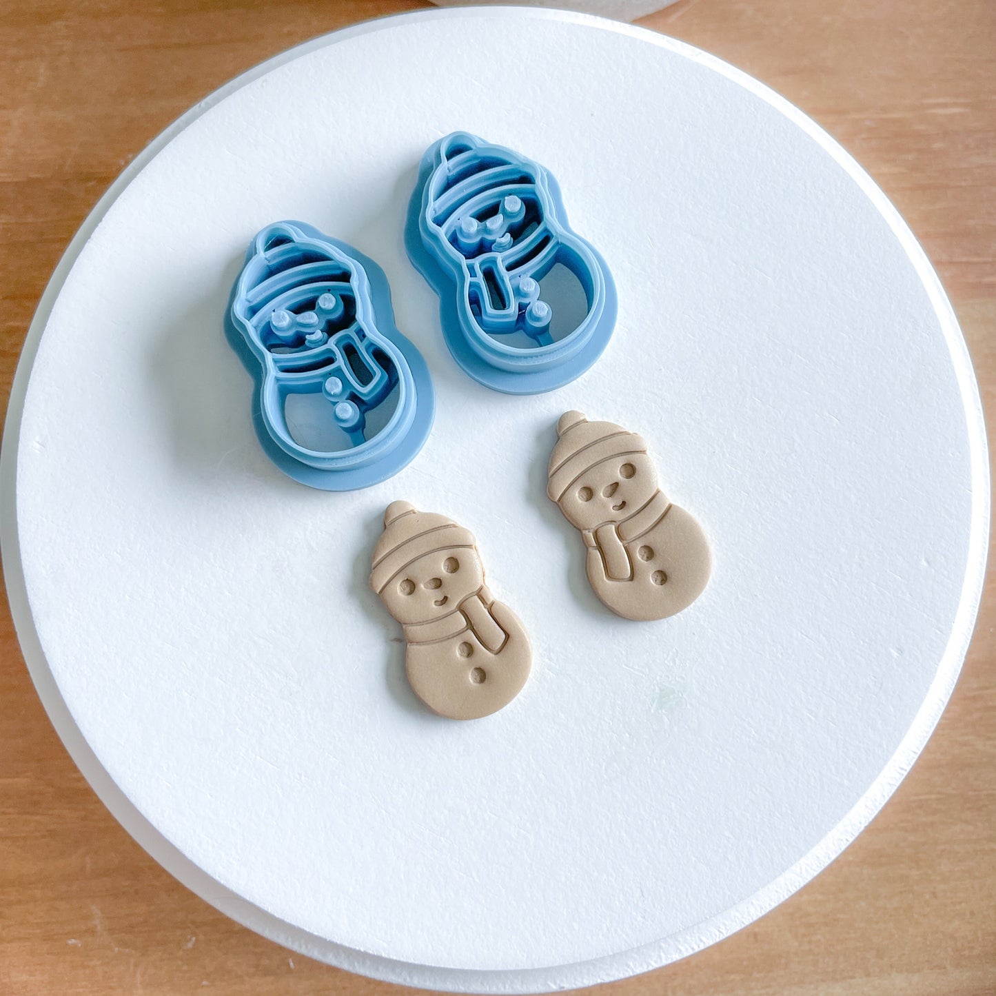 Cute Snowman Clay Cutter