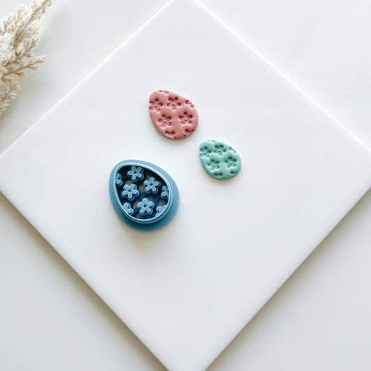 Floral Egg Clay Cutter