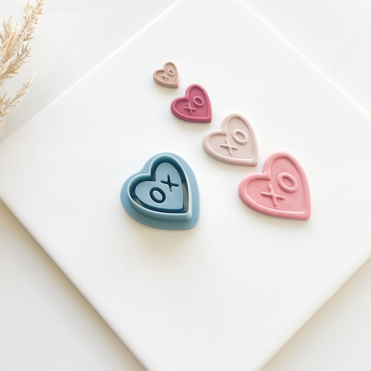 XO Heart Clay Cutter