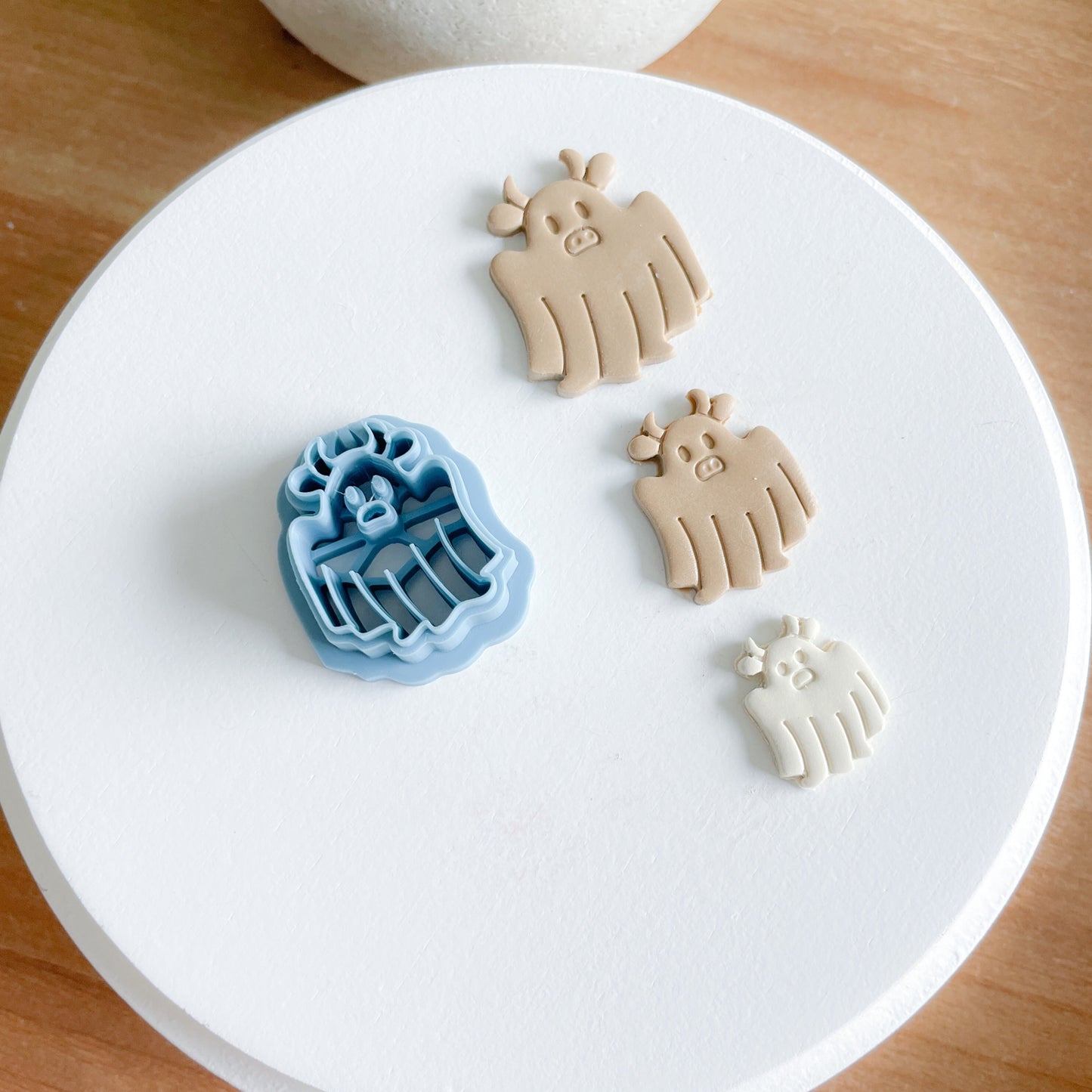 Ghost Cow Clay Cutter