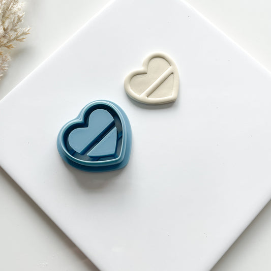 Heart Bookshelf Clay Cutter