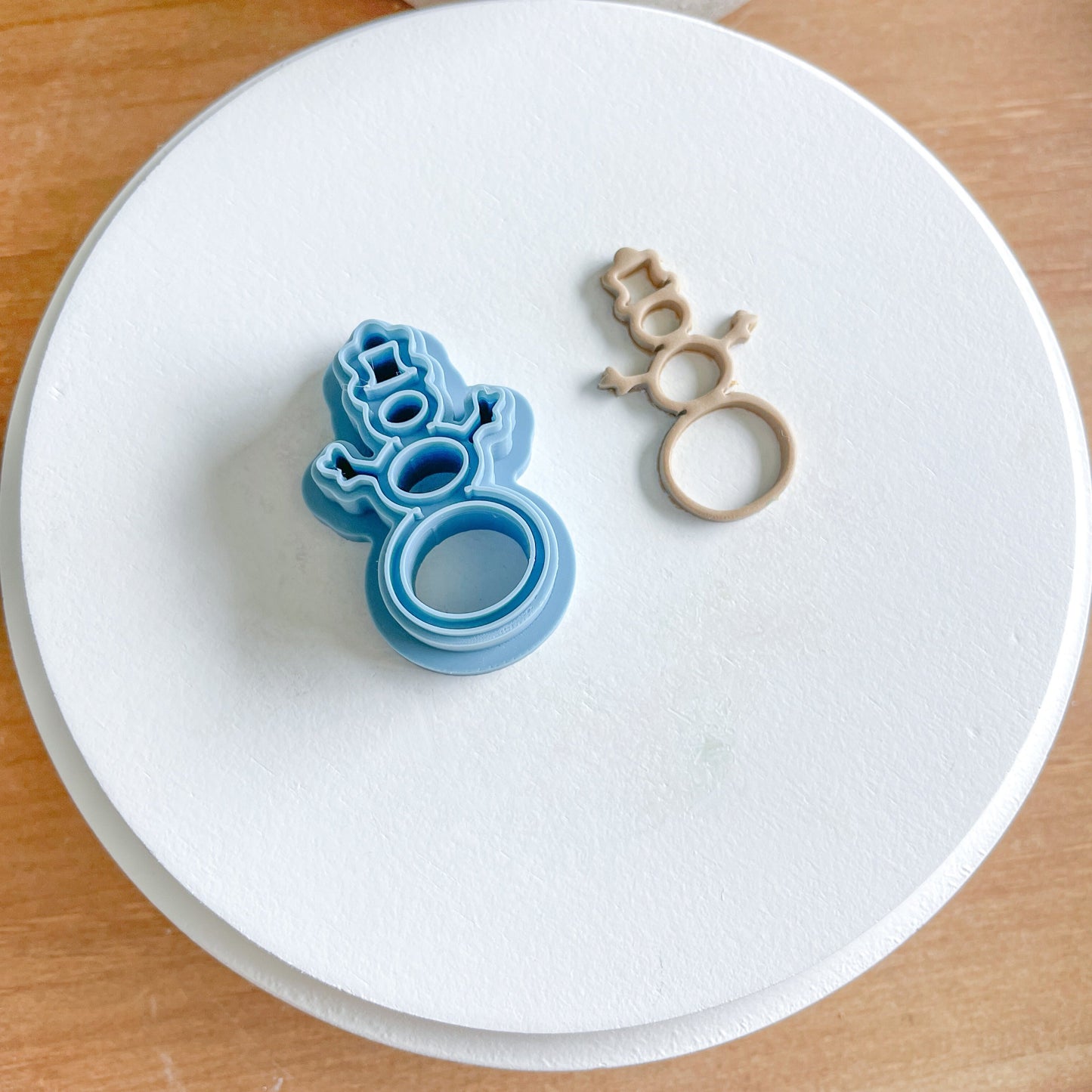 Hollow Snowman Clay Cutter