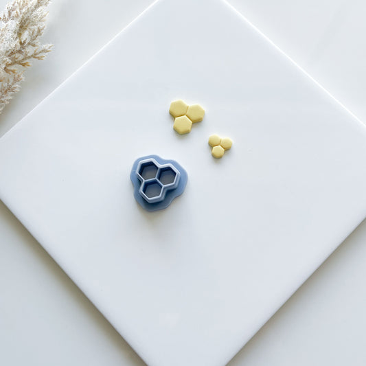 Honey Comb Stud Clay Cutter