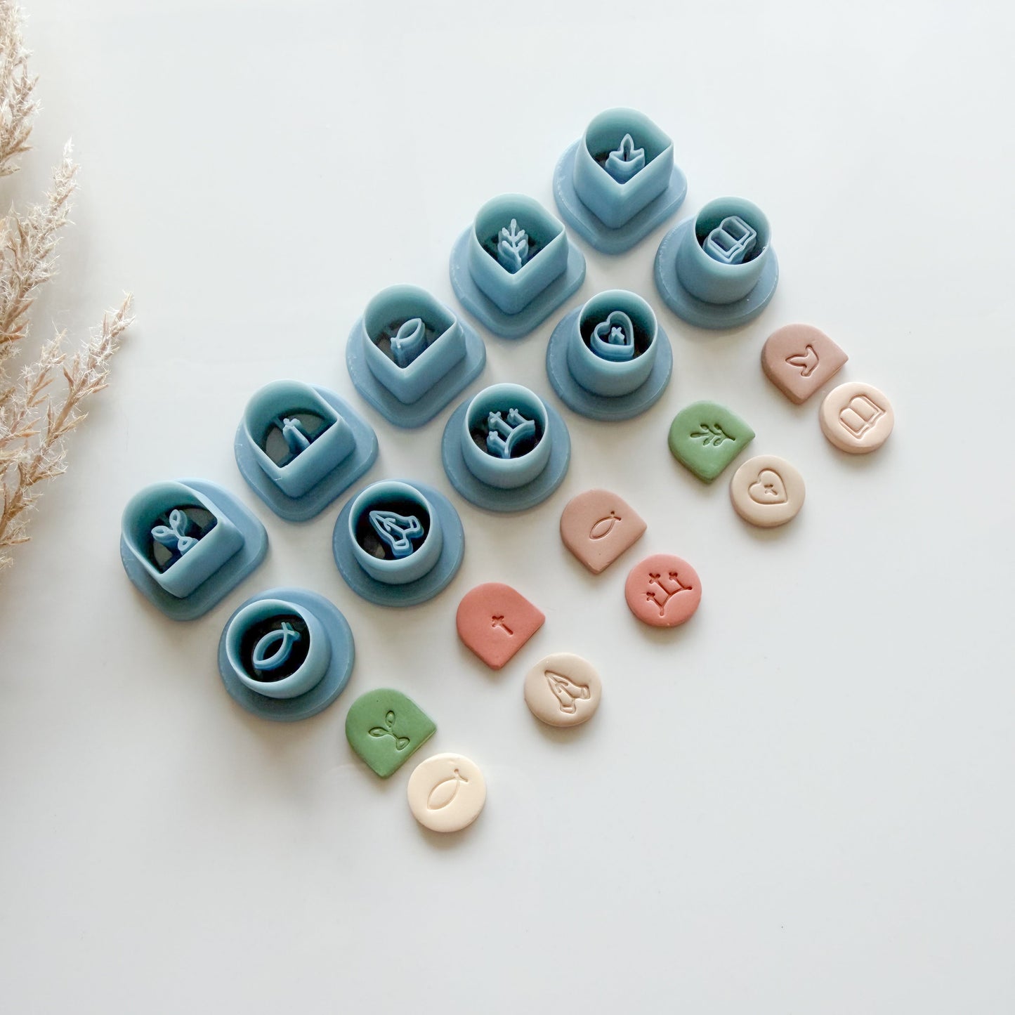 Small Faith Clay Cutters (2mm clay)