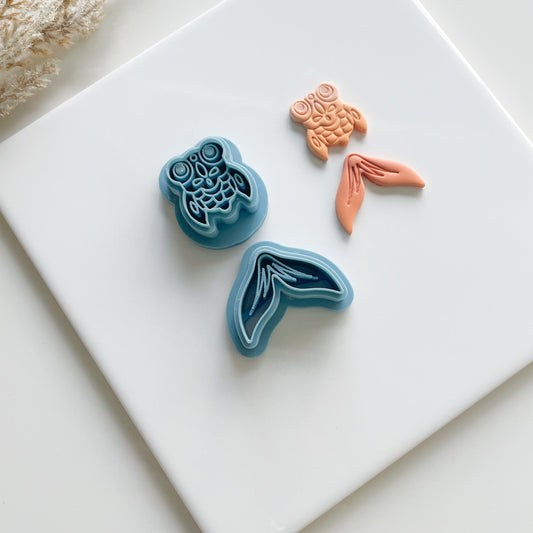Gold Fish polymer clay cutters