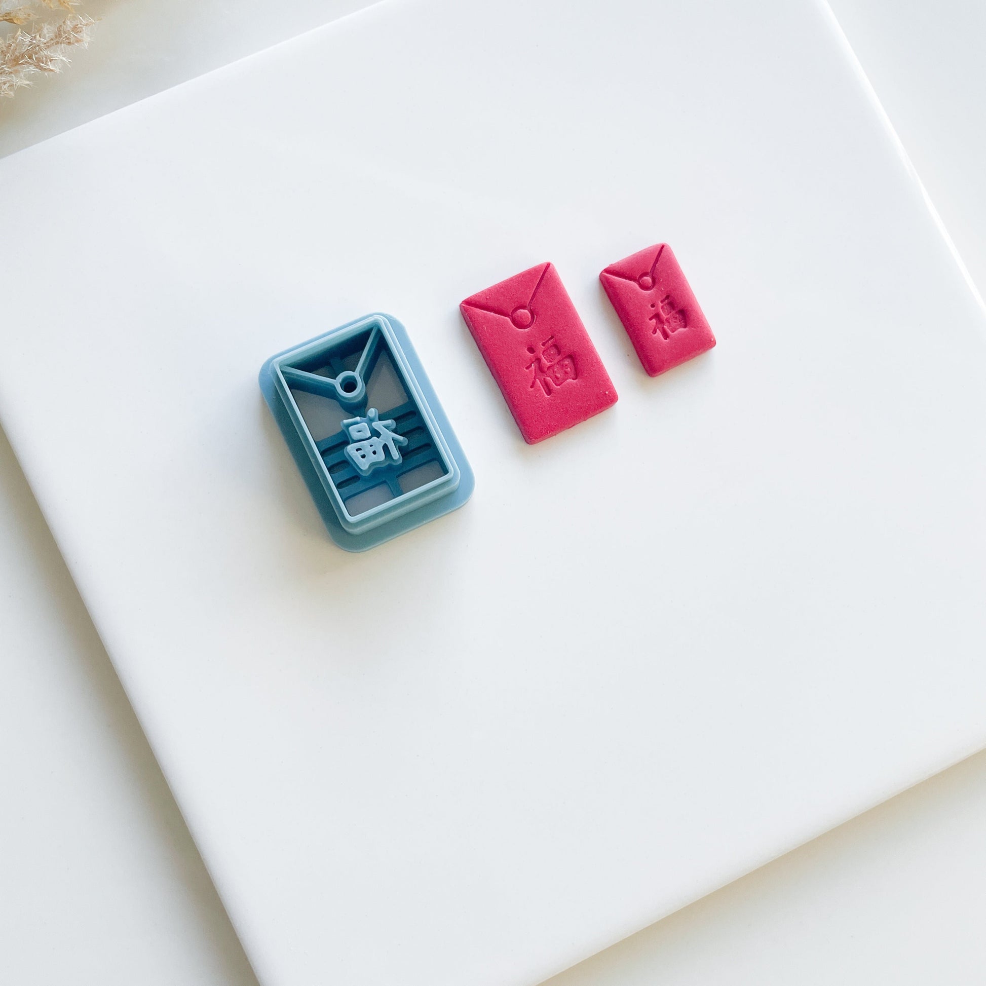 Red Envelope polymer clay cutter