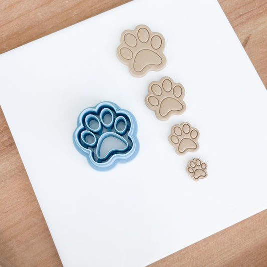 Dog Paw Clay Cutter