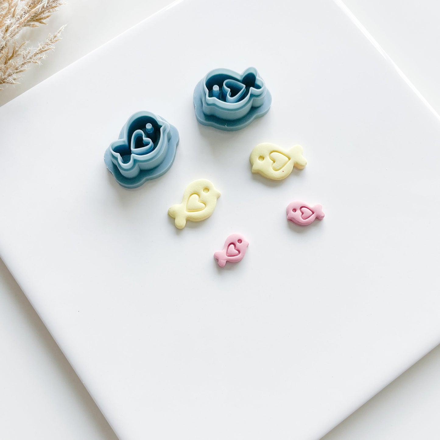 Love Birds polymer clay cutters