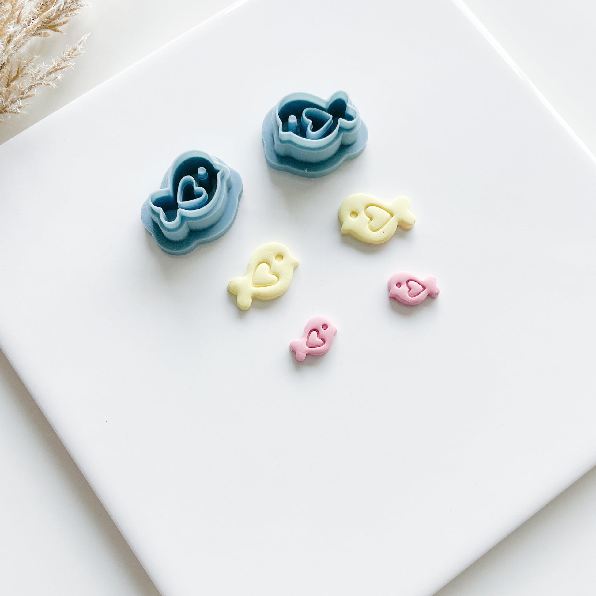 Love Birds polymer clay cutters