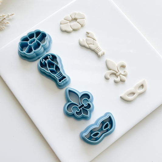 Mardi Gras Clay Cutter Fleur De Lis