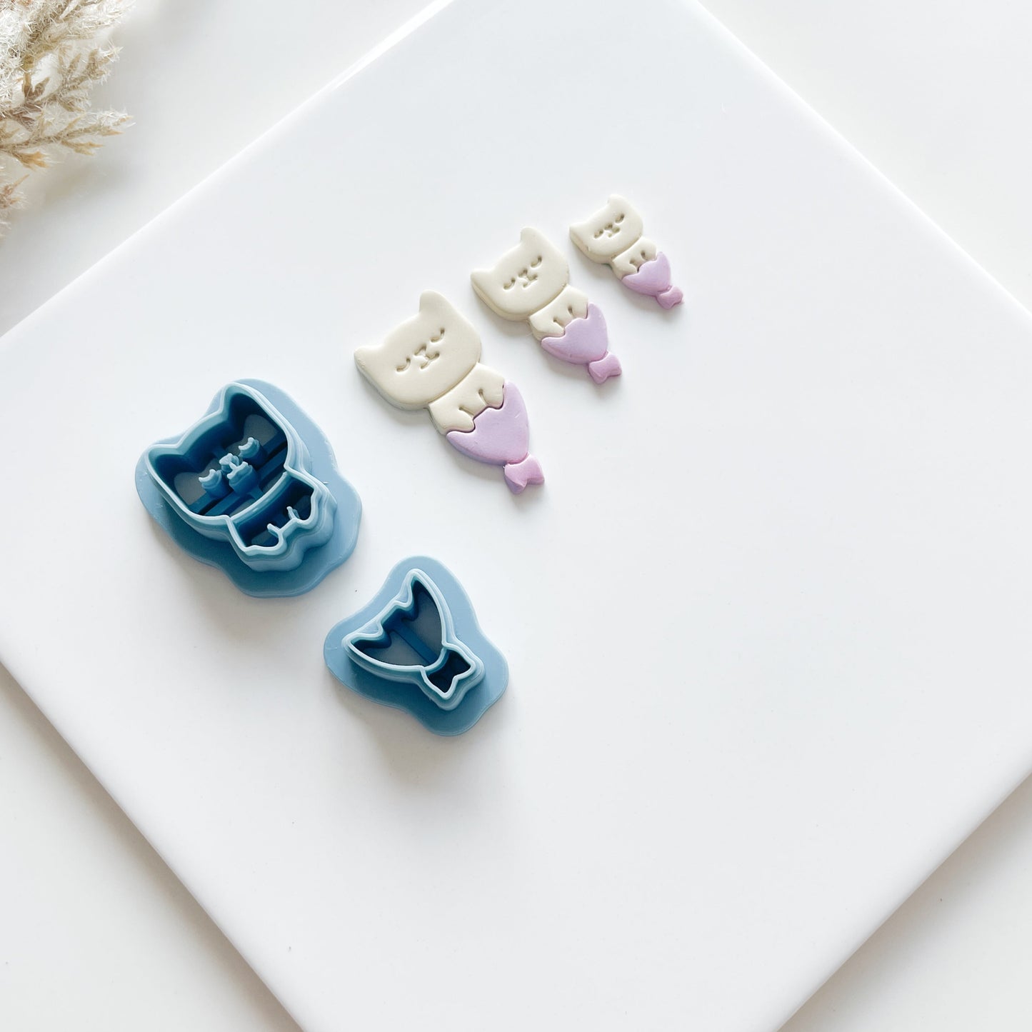 Mermaid Cat Clay Cutter