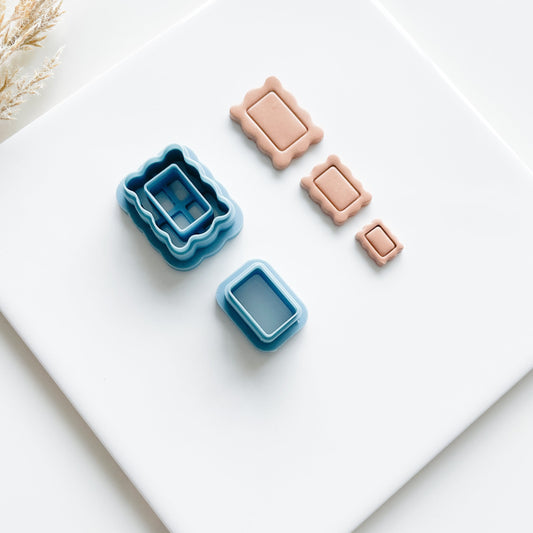 Postage Stamp polymer clay cutters