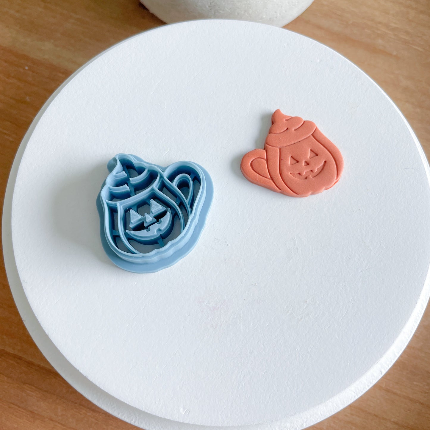 pumpkin mug clay cutter
