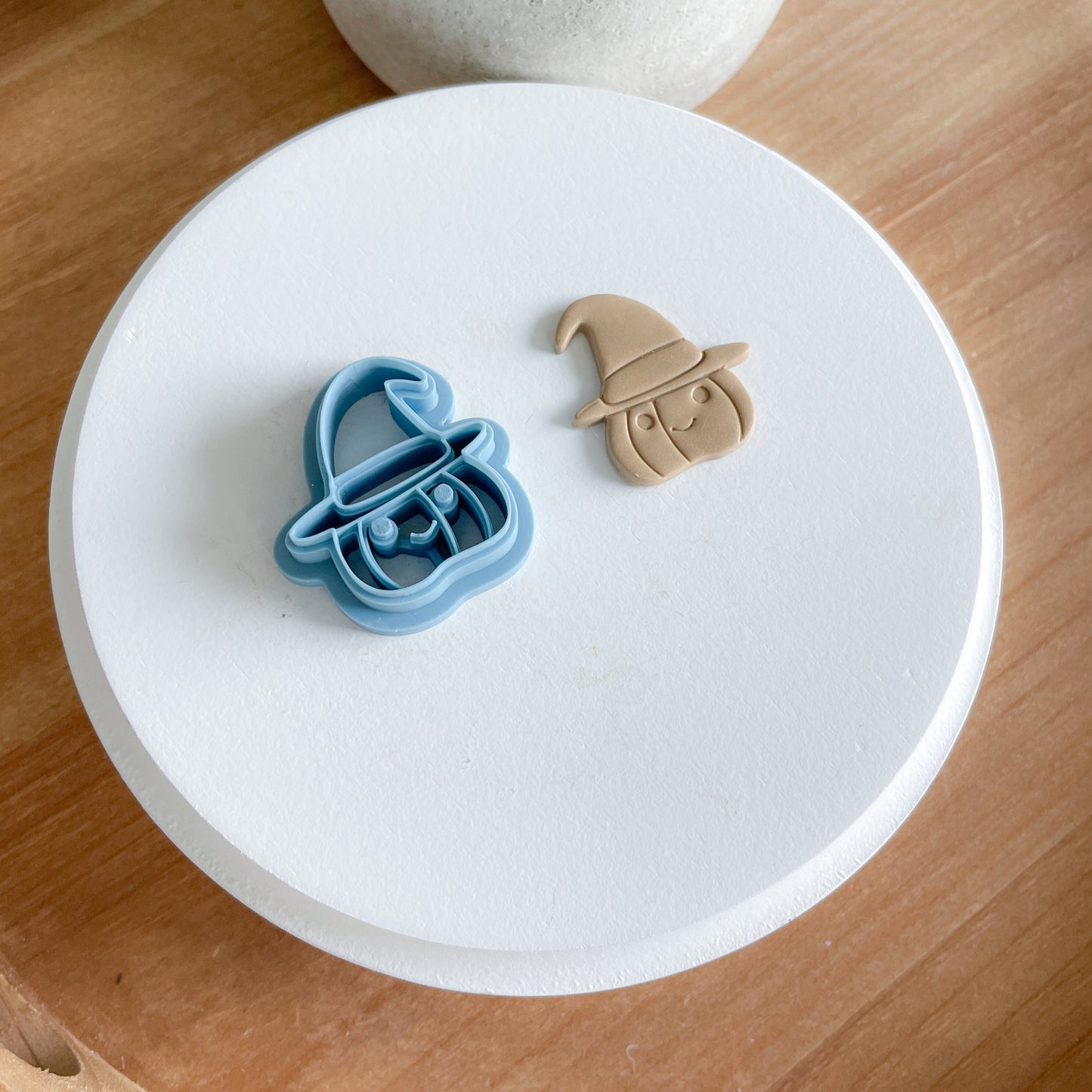 Pumpkin Witch Clay Cutter