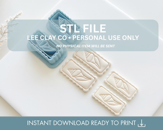 Coastal Scallop Shell Frame STL Bundle (2 sizes | 4 cutters)