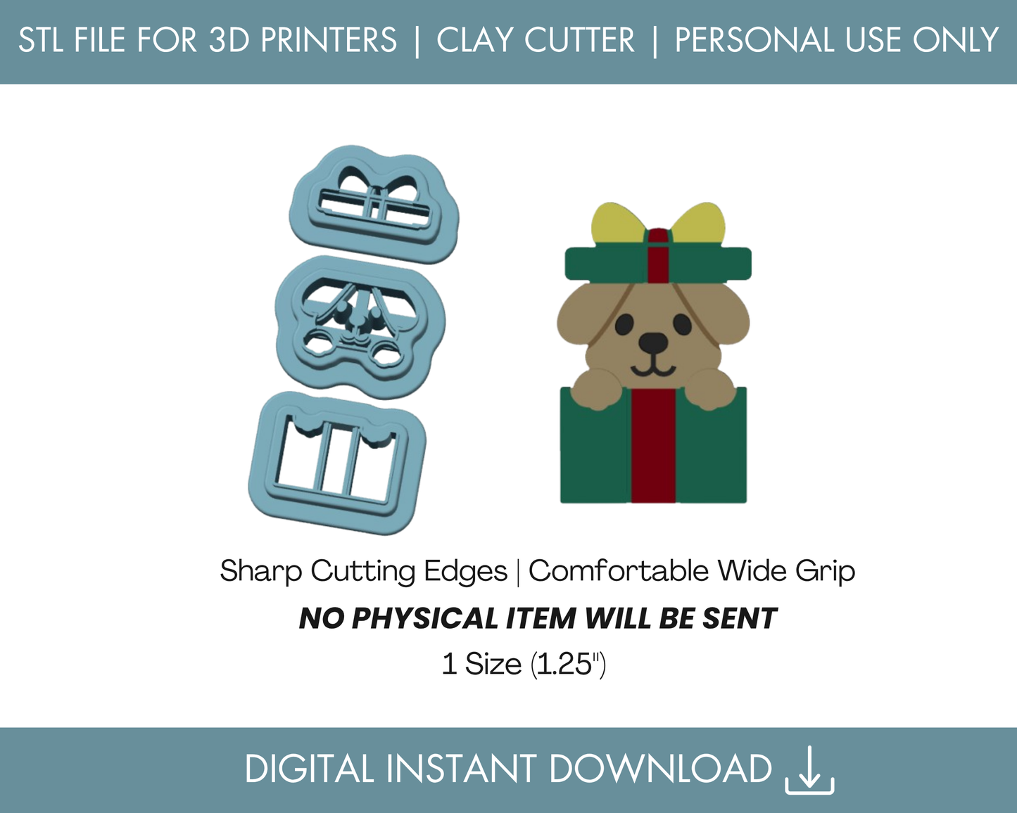 Puppy in Present STLFile