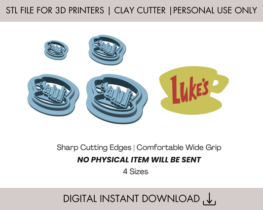 Diner Mug STL File (4 Sizes)