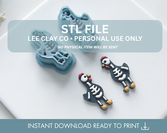 Skeleton Chicken STL File