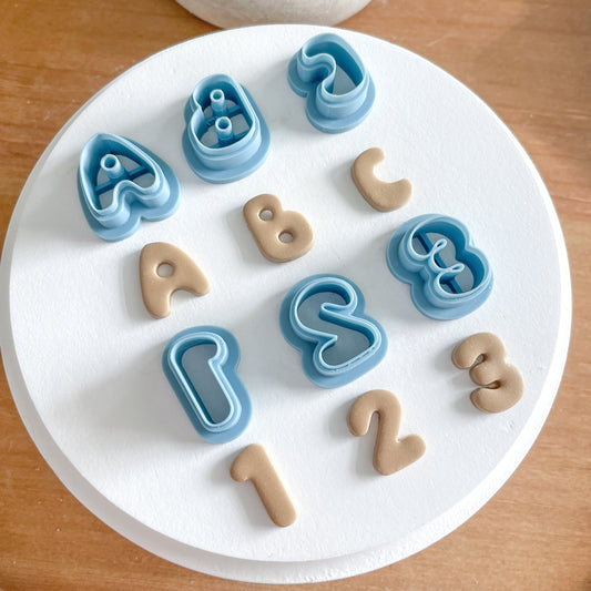 ABC & 123 Bubble Letter Set