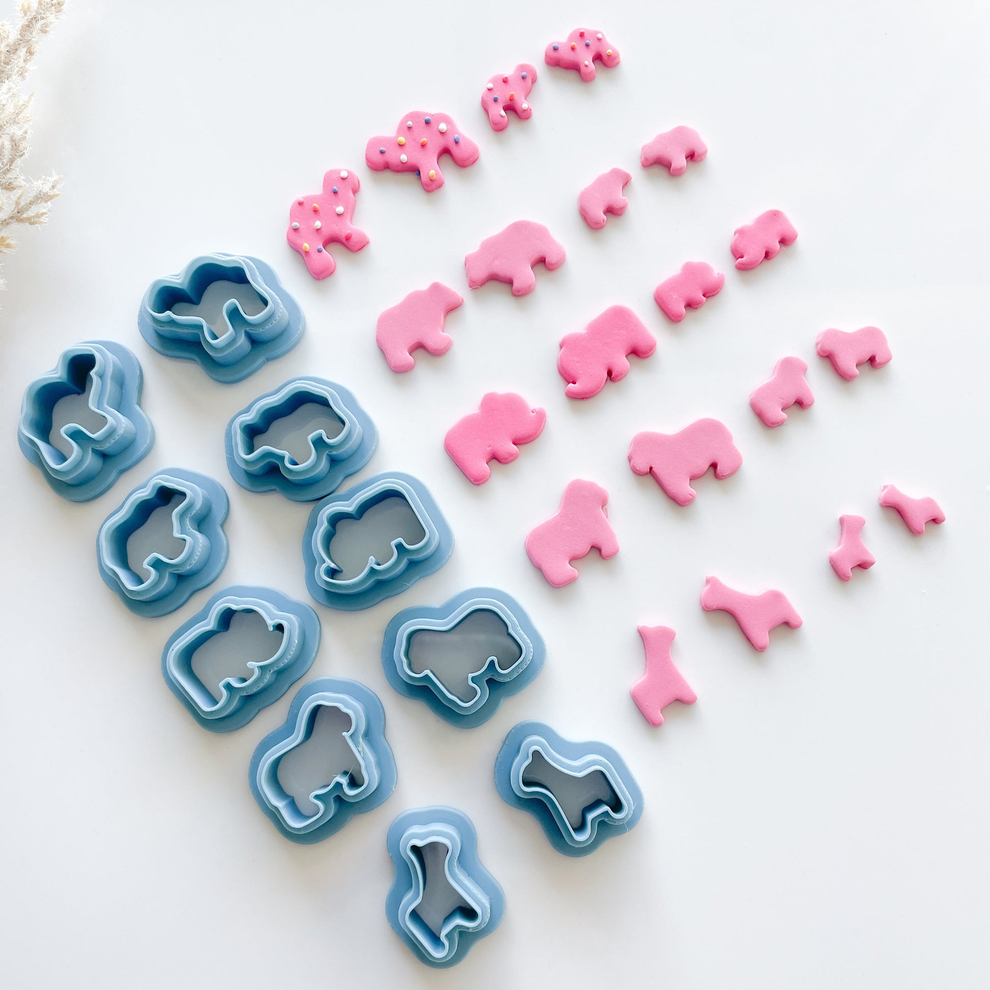 Animal Cookies Polymer Clay Cutters