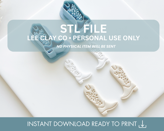 Bloom Cowboy Boots Bundle STL File (3 sizes & mirrored set)