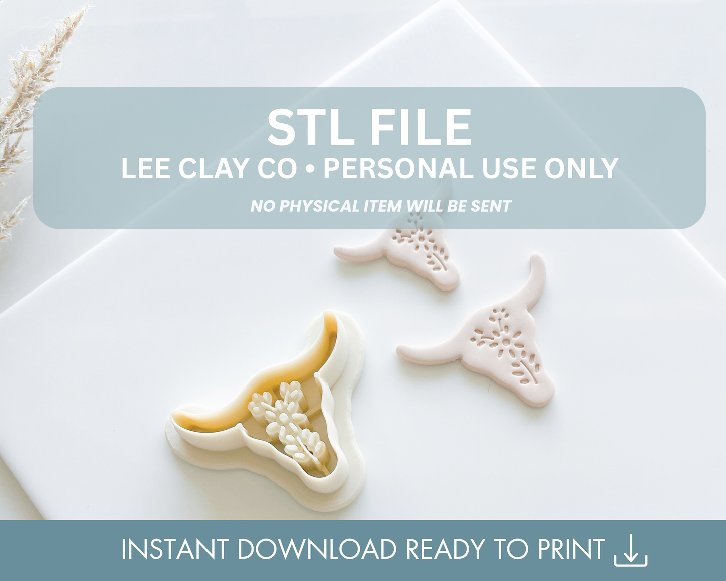 Bloom Longhorn STL File (2 Sizes)