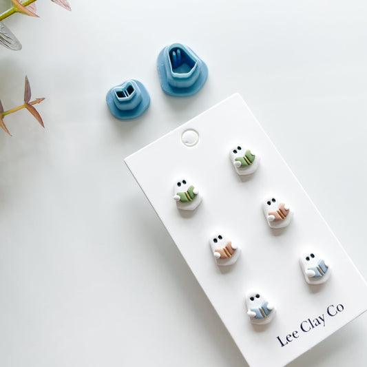 Bookish Ghost Stud Clay Cutter