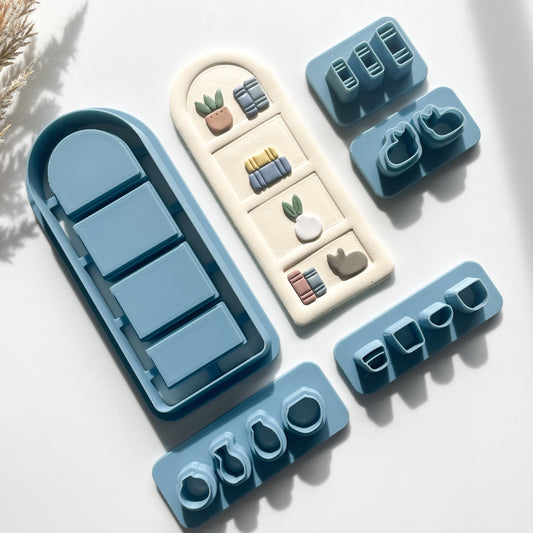 Bookshelf Bookmark Clay Cutter