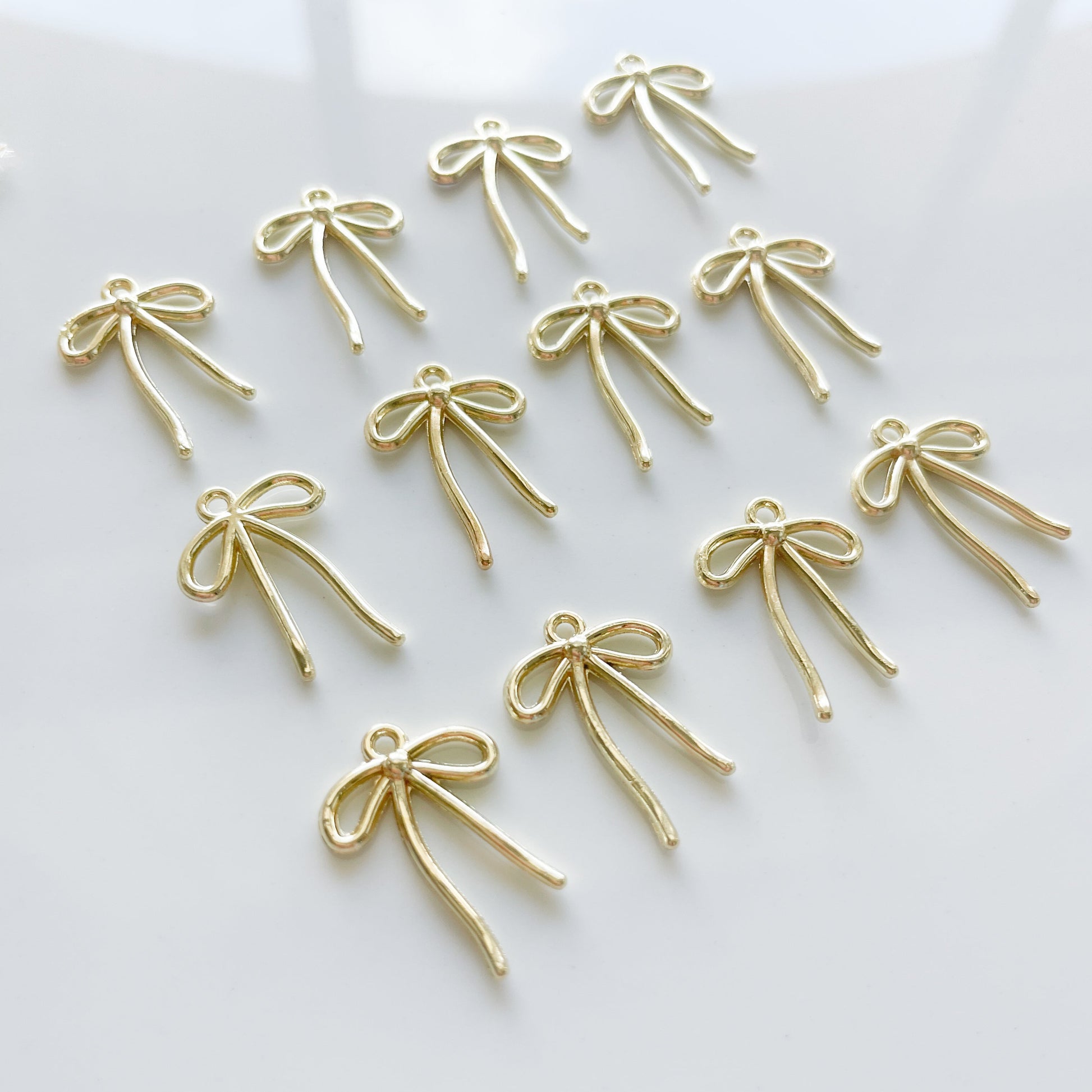Gold Bow Charm