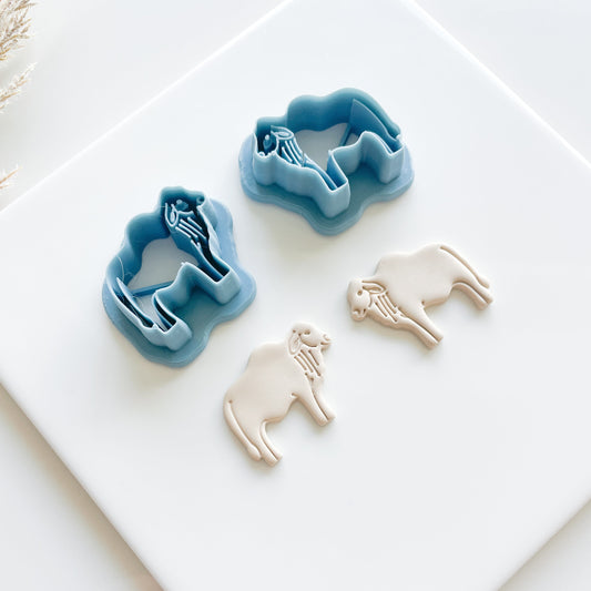 Brahman Cow Clay Cutter