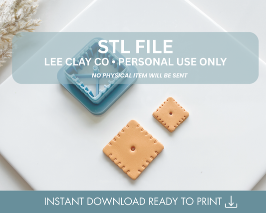 Cheese Cracker STL File (4 sizes)