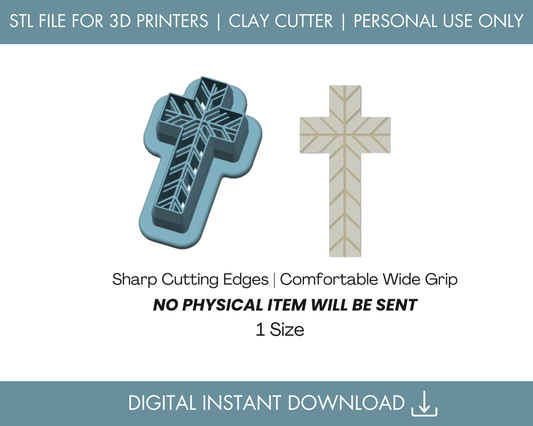 Chevron Cross STL File