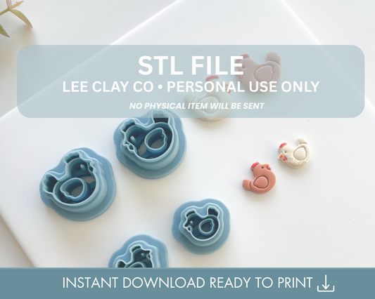 Chicken Stud STL File (2 sizes)