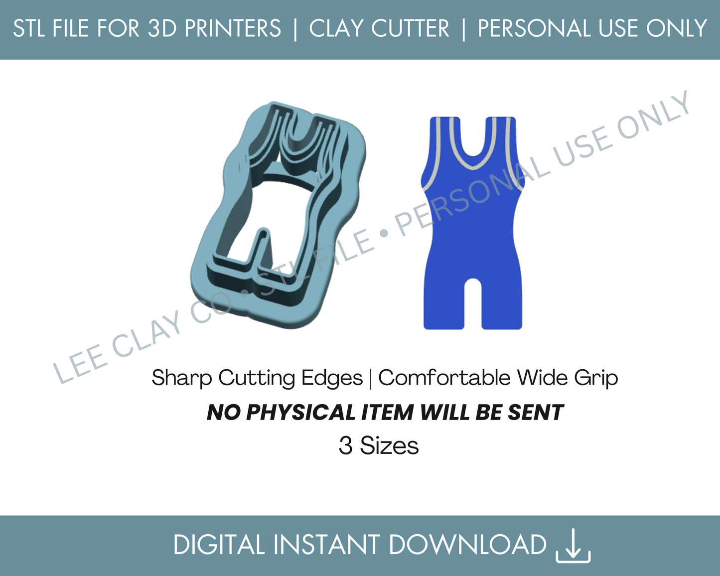 Wrestling Singlet STL File