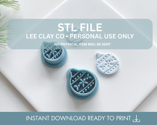 Folk Art Ornament No.1 Clay Cutter STL File