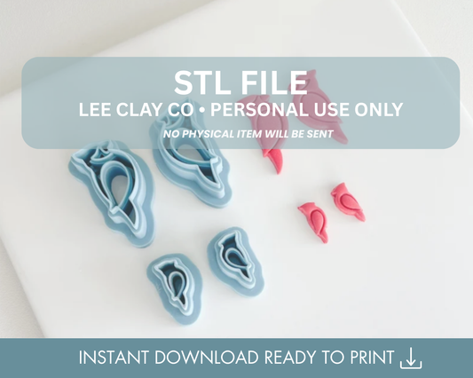 Cardinal Clay Cutter STL File (4 sizes)