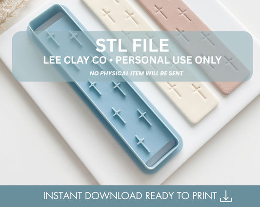 Cross Bookmark Clay Cutter STL File