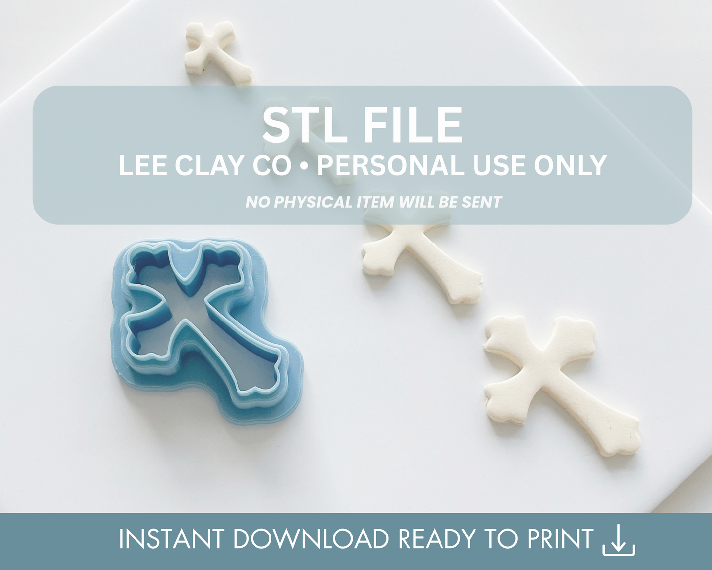 Cross No.4 STL File (4 sizes)
