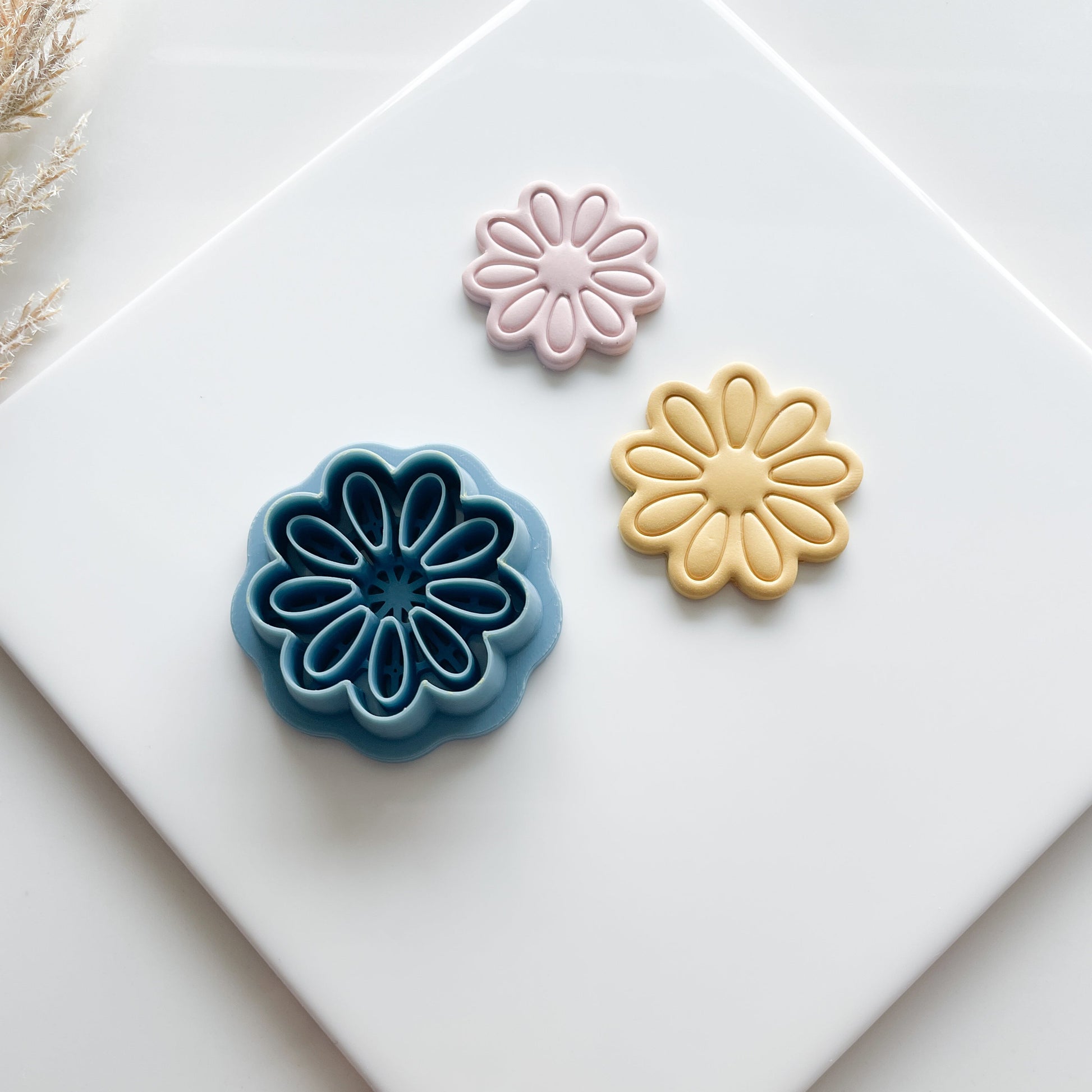 Daisy Polymer Clay Earring Mold