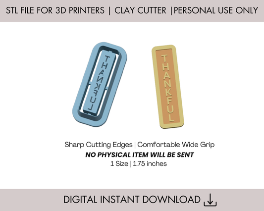 Digital earring stl file polymer clay