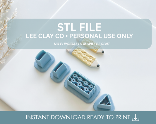 Floral Pencil STL File (2 sizes)