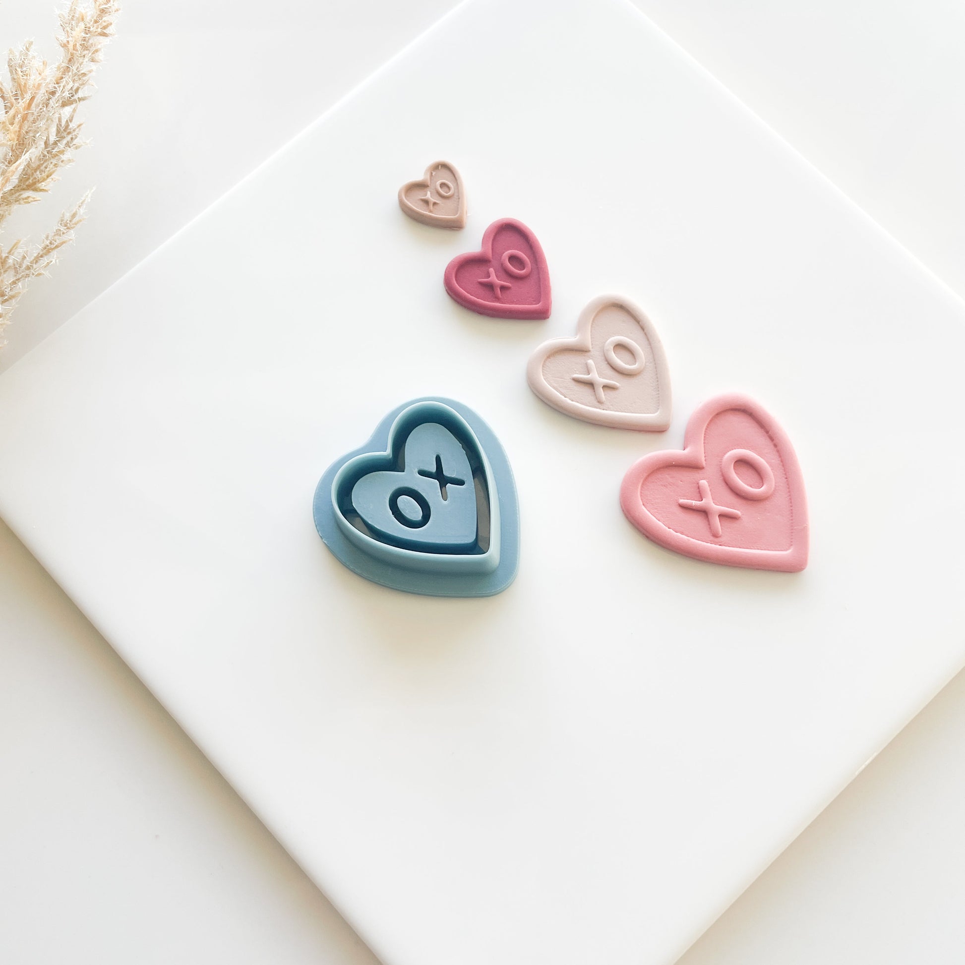 XO Heart Clay Cutter