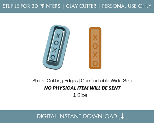 Framed XOXO STL File