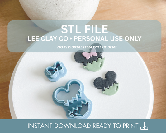 Frankenstein Mouse Head STL File (3 Sizes)
