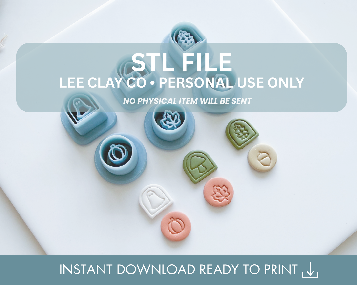 Mushroom & Maple Leaf Set ONLY STL File